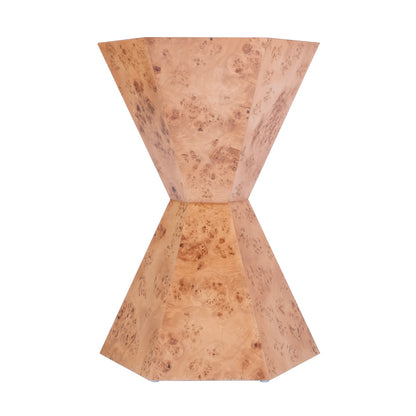 Butler Specialty Company - Billie 20 in W. Hexagon Burl Side Table, Brown - 5788442_CLOSEOUT