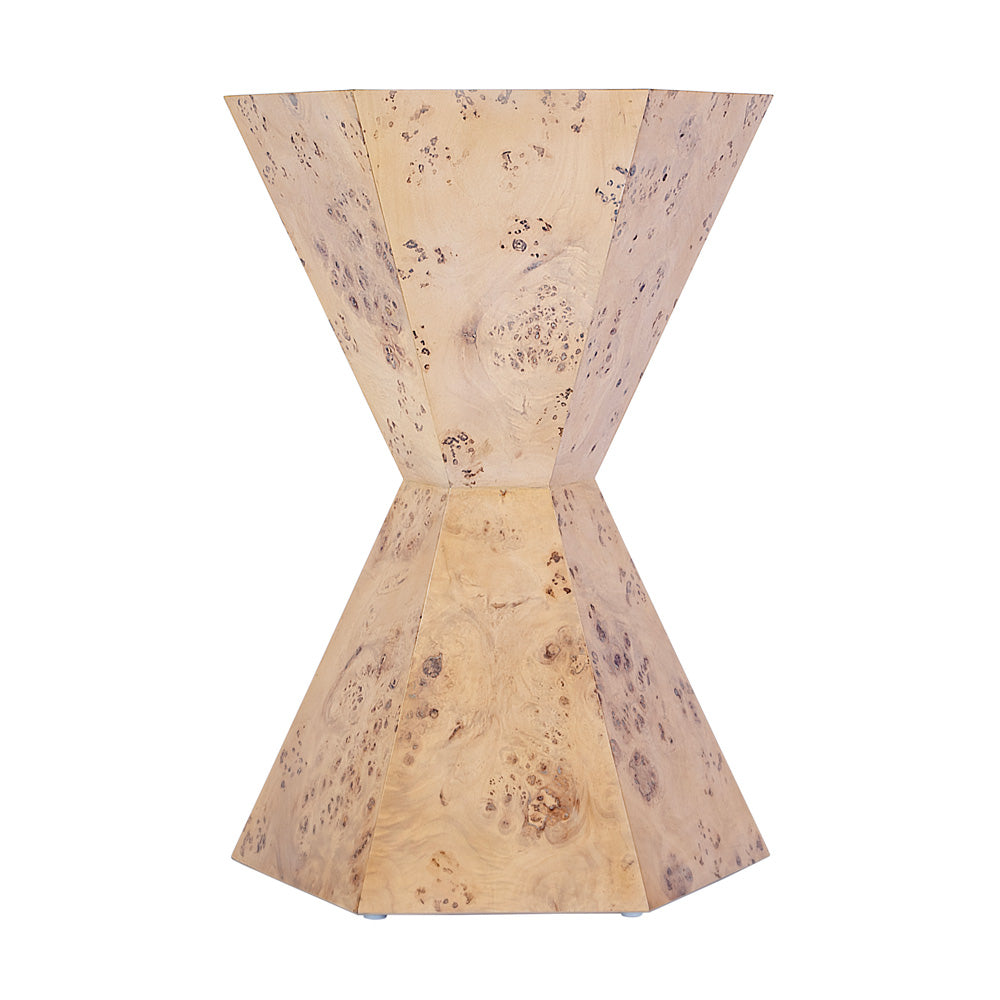 Butler Specialty Company - Billie 20 in. W Hexagon Burl Side Table, Light Brown - 5788443