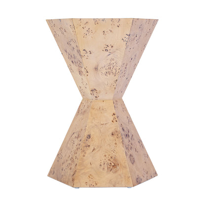 Butler Specialty Company - Billie 20 in. W Hexagon Burl Side Table, Light Brown - 5788443