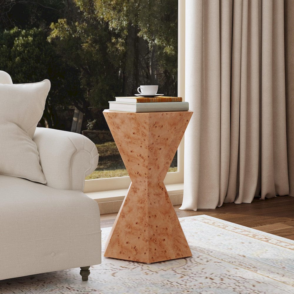 Butler Specialty Company - Billie 20 in W. Hexagon Burl Side Table, Brown - 5788442 view 1