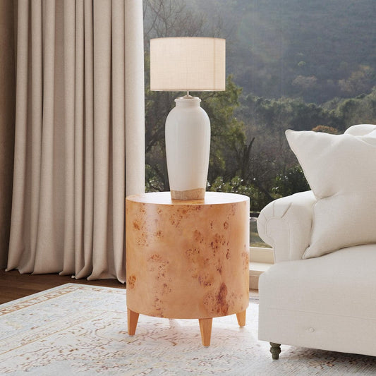 Butler Specialty Company - Billie 22 in. W Round Burl End Table, Brown - 5789442 view 1