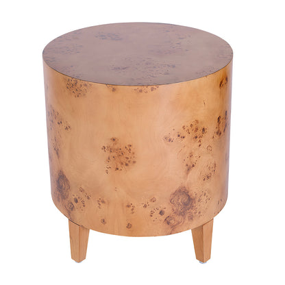 Butler Specialty Company - Billie 22 in. W Round Burl End Table, Brown - 5789442
