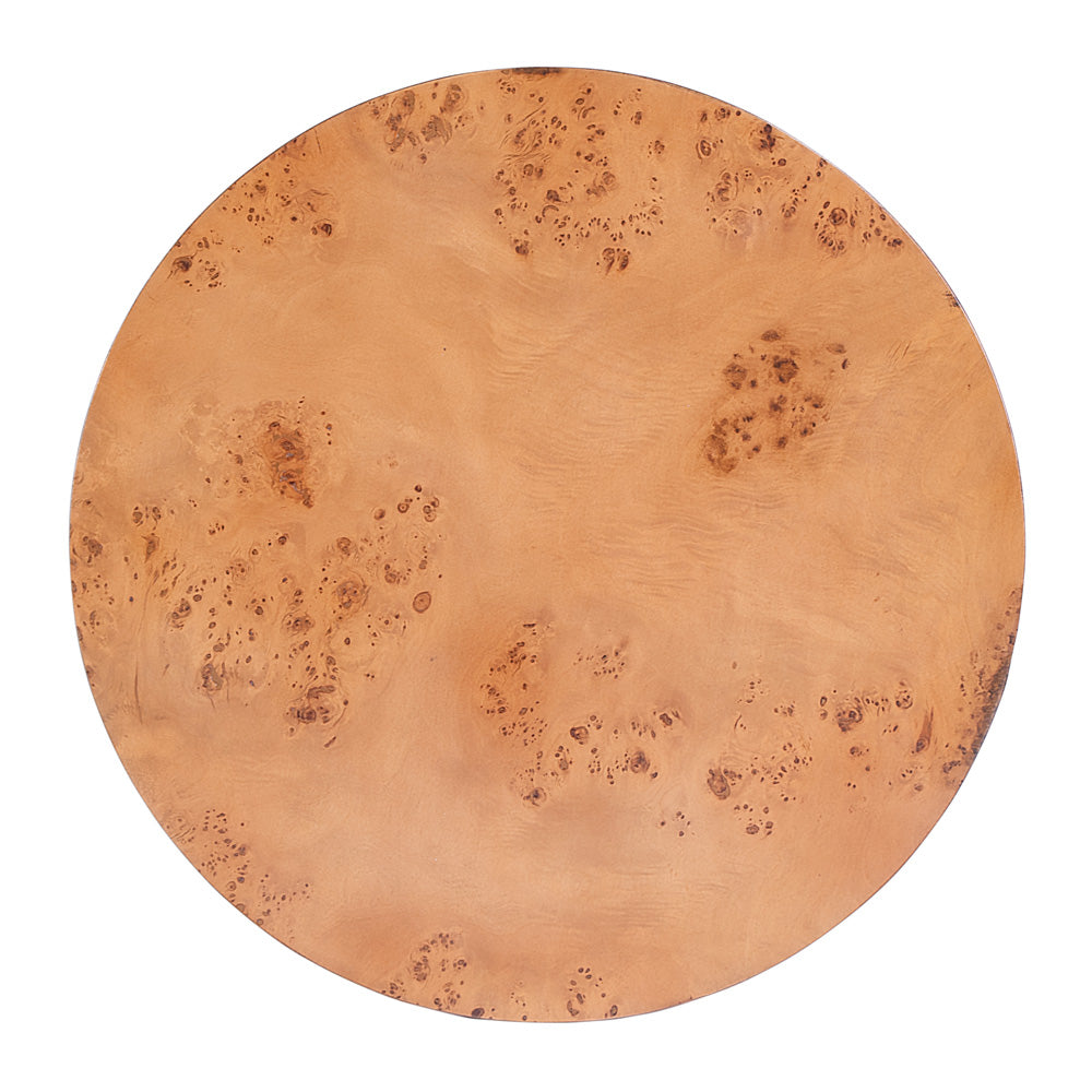 Butler Specialty Company - Billie 22 in. W Round Burl End Table, Brown - 5789442