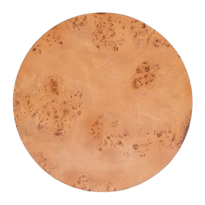 Butler Specialty Company - Billie 22 in. W Round Burl End Table, Brown - 5789442