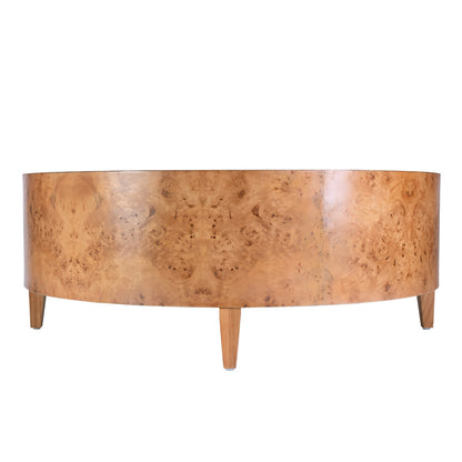 Butler Specialty Company - Billie 46 in. W Round Burl Coffee Table, Brown - 5790442
