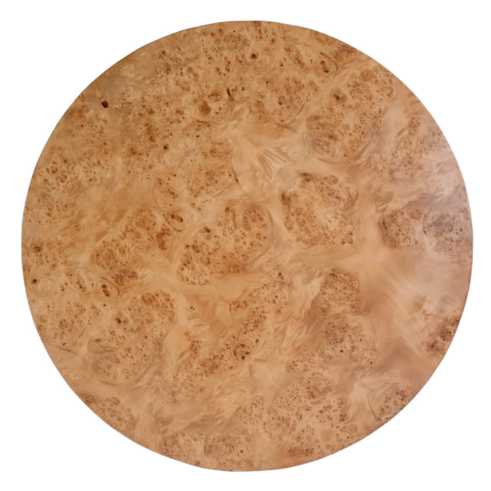 Butler Specialty Company - Billie 46 in. W Round Burl Coffee Table, Brown - 5790442