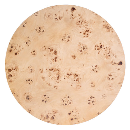 Butler Specialty Company - Billie 46 in. W Round Burl Coffee Table, Light Brown - 5790443