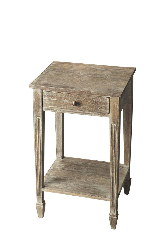Butler Specialty Company - Bixby 16.5 in. W Rectangular Wood 1 Drawer Side Table, Gray - 2291290