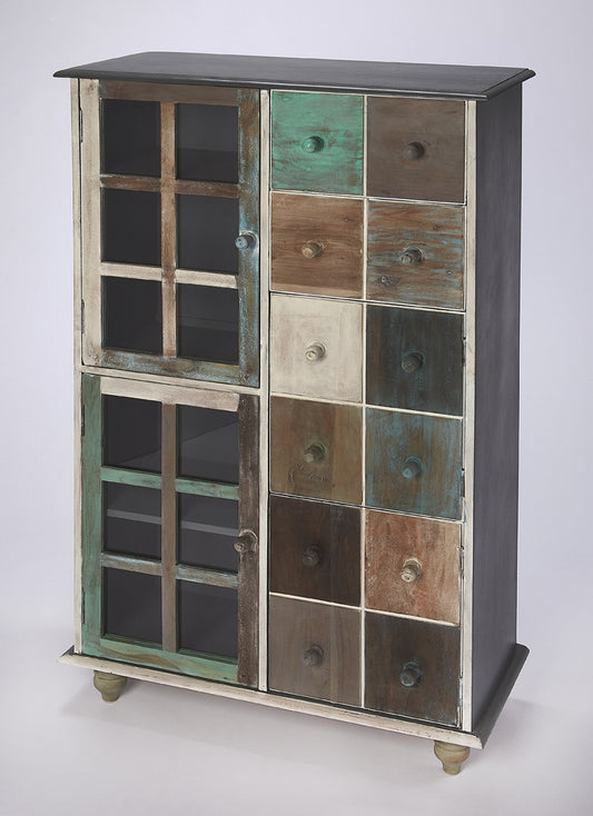 Butler Specialty Company - Artifacts - Boise 31.5 in. W Rectangular Painted Wood 2 Drawer 3 Door Accent Chest, Assorted - 1781290