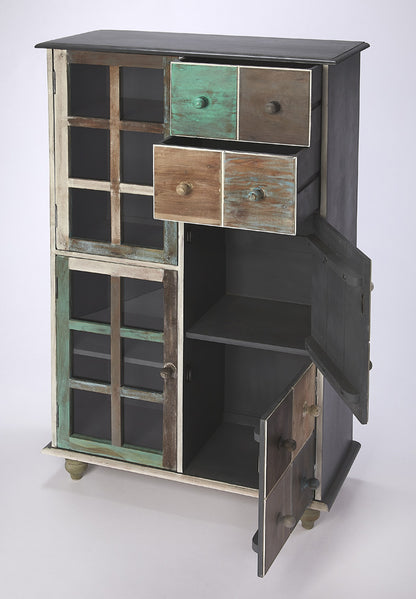 Butler Specialty Company - Artifacts - Boise 31.5 in. W Rectangular Painted Wood 2 Drawer 3 Door Accent Chest, Assorted - 1781290