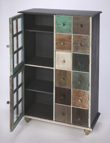 Butler Specialty Company - Artifacts - Boise 31.5 in. W Rectangular Painted Wood 2 Drawer 3 Door Accent Chest, Assorted - 1781290
