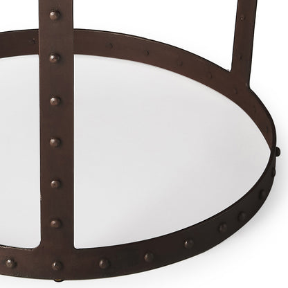 Butler Specialty Company - Bonham 24 in. W Round Iron Side Table, Bronze - 3301025