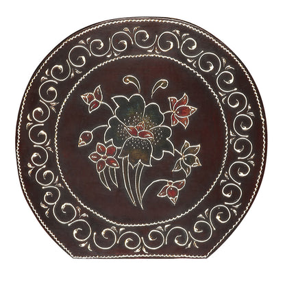 Butler Specialty Company - Artifacts - Botswana 17 in. W Elephant Shaped Hand Painted Wood Side Table, Assorted - 1166290
