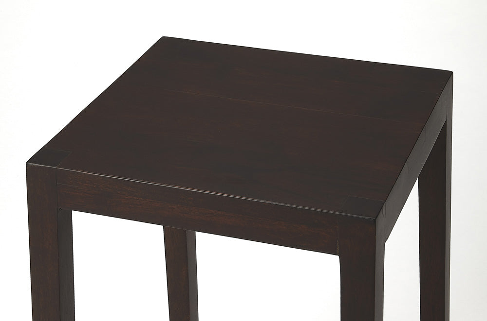 Butler Specialty Company - Cagney 12 in. W Square Solid Wood Scatter Side Table, Dark Brown - 3308403