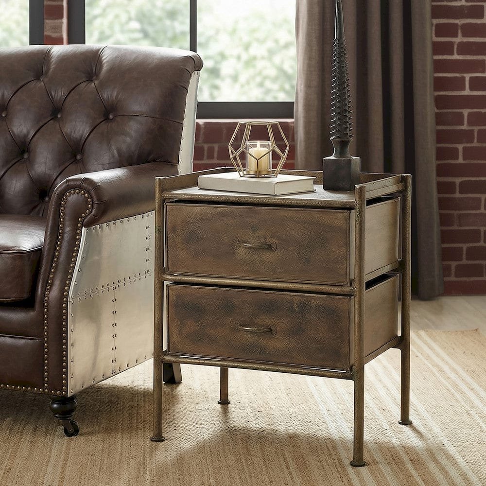 Butler Specialty Company - Cameron Industrial Chic Side Table, Bronze - 5319330 view 5