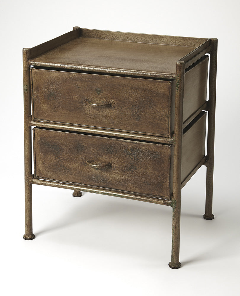 Butler Specialty Company - Cameron Industrial Chic Side Table, Bronze - 5319330