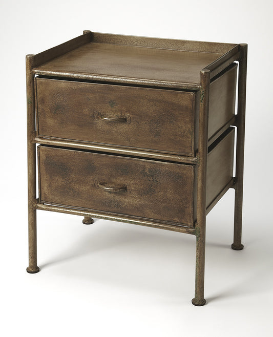 Butler Specialty Company - Cameron Industrial Chic Side Table, Bronze - 5319330