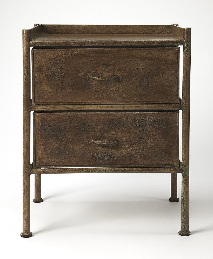Butler Specialty Company - Cameron Industrial Chic Side Table, Bronze - 5319330