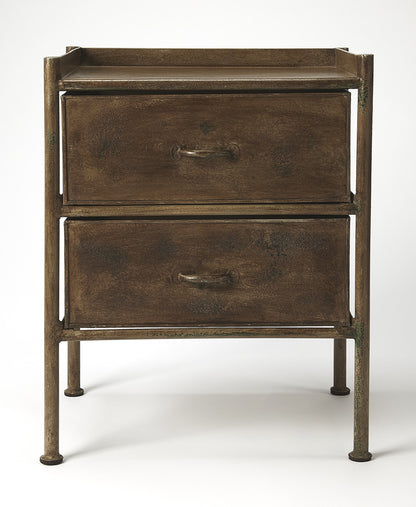 Butler Specialty Company - Cameron Industrial Chic Side Table, Bronze - 5319330