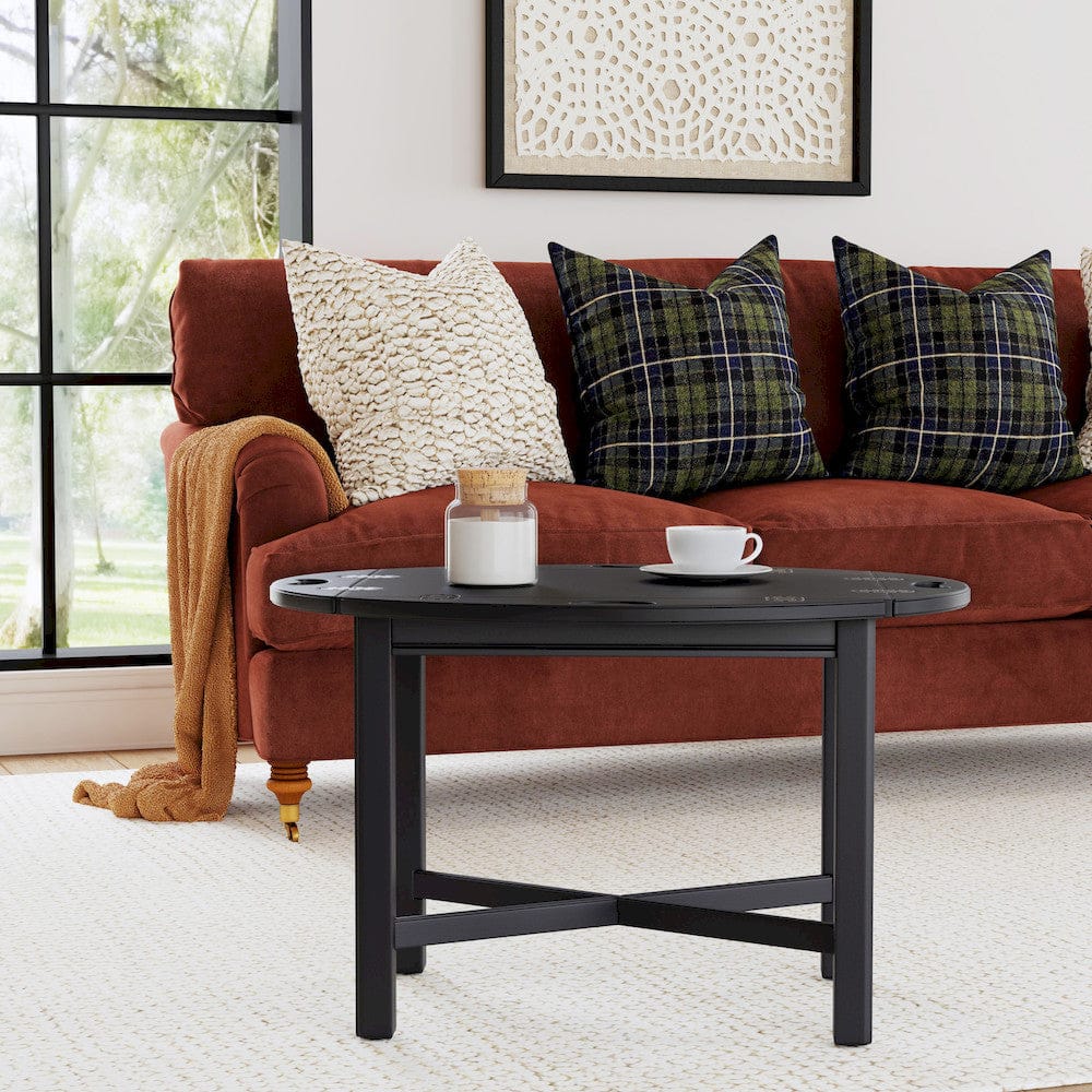 Butler Specialty Company - Carlisle 30 in. W Oval Wood Butler Table, Black - 2427111 view 7