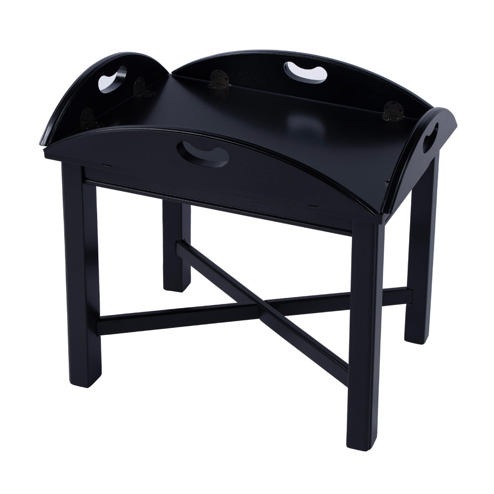 Butler Specialty Company - Carlisle 30 in. W Oval Wood Butler Table, Black - 2427111