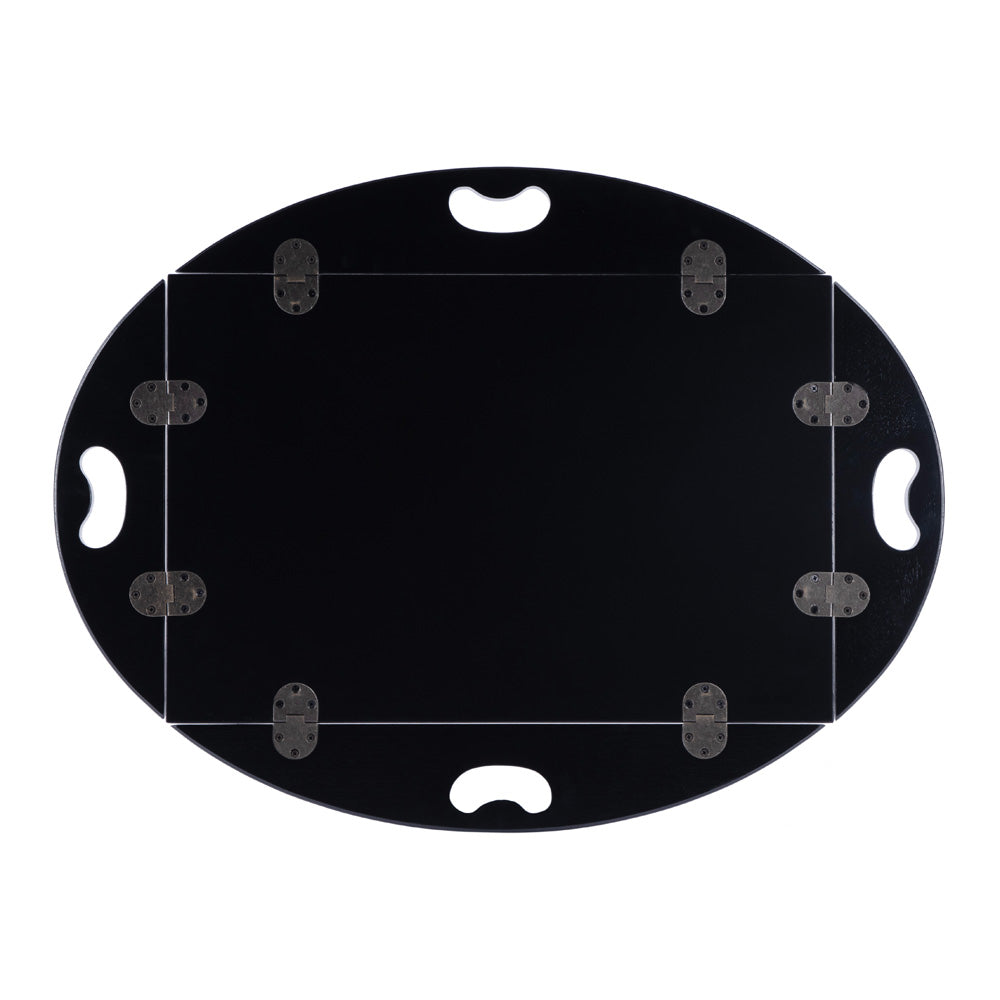Butler Specialty Company - Carlisle 30 in. W Oval Wood Butler Table, Black - 2427111