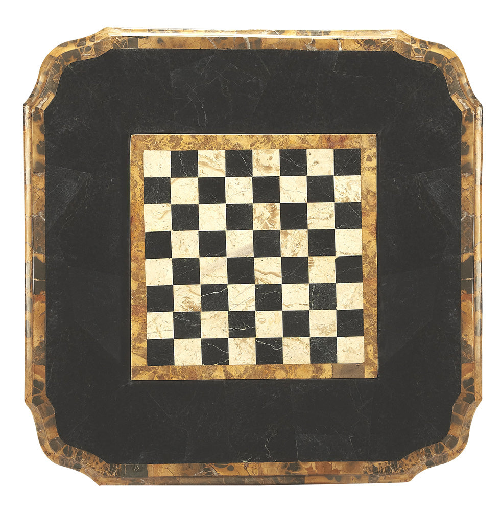 Butler Specialty Company - Heritage - Carlyle 30 in. W Square Fossil Stone Square Game Table, Multi-Color - 506070