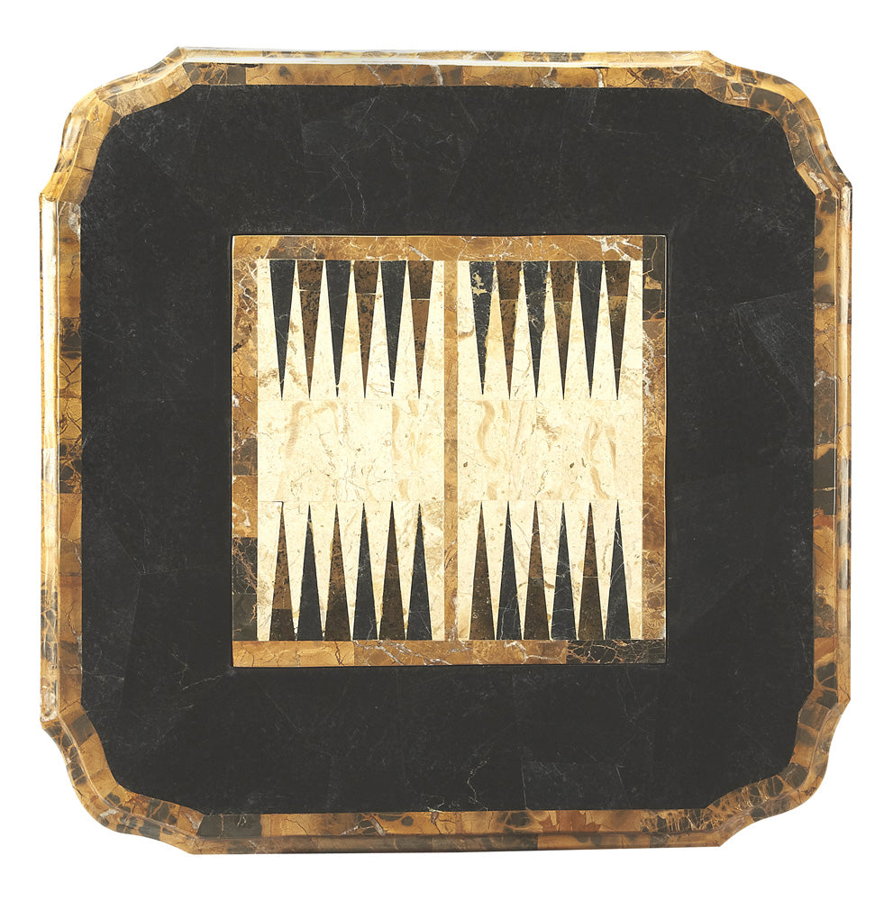 Butler Specialty Company - Heritage - Carlyle 30 in. W Square Fossil Stone Square Game Table, Multi-Color - 506070