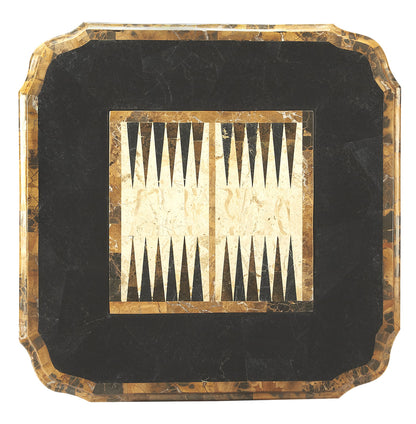 Butler Specialty Company - Heritage - Carlyle 30 in. W Square Fossil Stone Square Game Table, Multi-Color - 506070
