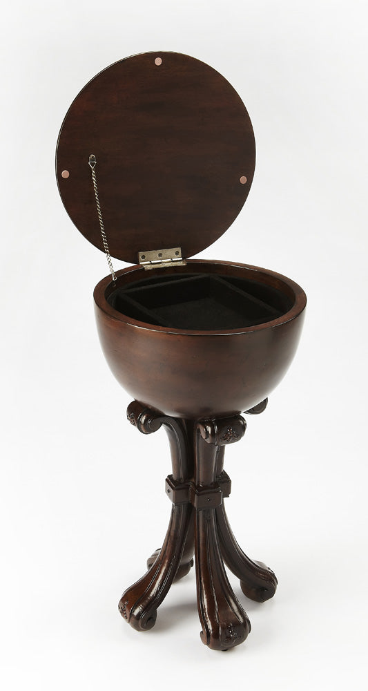 Butler Specialty Company - Smithsonian - Castle Heirloom 14 in. W Jewelry Case, Dark Brown - 9403347_CLOSEOUT