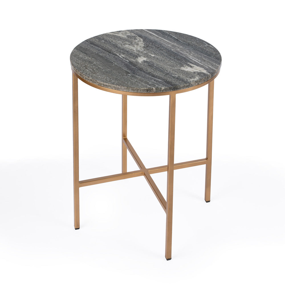 Butler Specialty Company - Caty Marble End Table, Multi - 5629025_CLOSEOUT