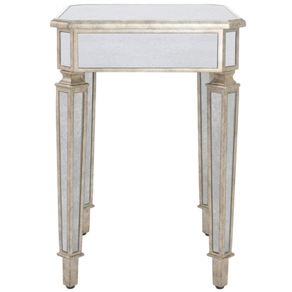 Butler Specialty Company - Celeste Mirrored Side Table, Silver - 3806146
