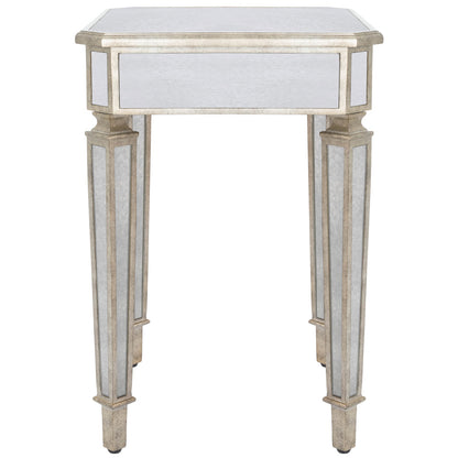 Butler Specialty Company - Celeste Mirrored Side Table, Silver - 3806146