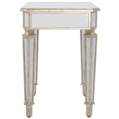Butler Specialty Company - Celeste Mirrored Side Table, Silver - 3806146