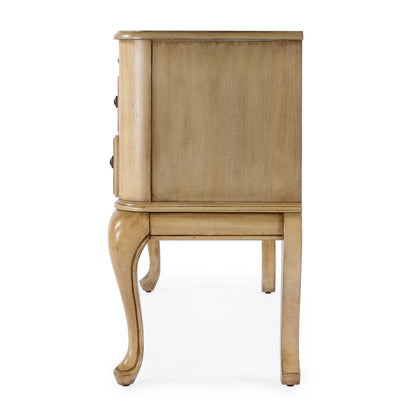 Butler Specialty Company - Heritage - Charlotte 40 in. W Rectangular Wood 6 Drawer Vanity Desk, Beige - 735424