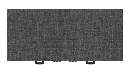 Butler Specialty Company - Chatham 31 in. W Square Raffia 2 Drawer Accent Storage Cabinet, Charcoal - 9151420