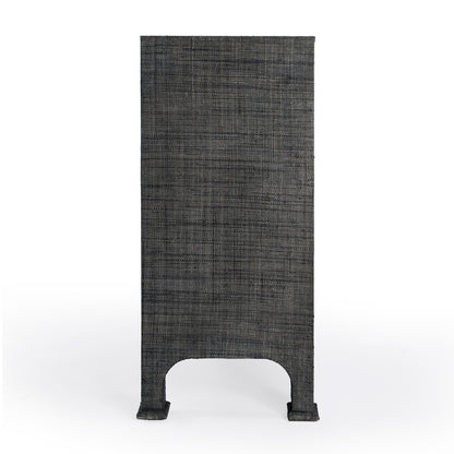 Butler Specialty Company - Chatham 60 in. W Raffia 3 Drawer Sideboard, Charcoal - 9170420