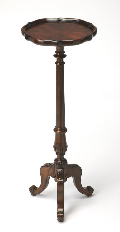 Butler Specialty Company - Chatsworth 36.5 in. H x 13.75 in. W Round Wood Pedestal Plant Stand, Dark Brown - 1931024