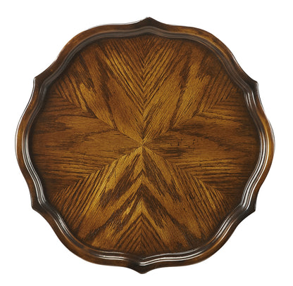 Butler Specialty Company - Chatsworth 36.5 in. H x 13.75 in. W Round Wood Pedestal Plant Stand, Medium Brown - 1931001