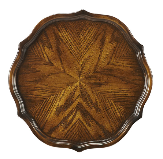 Butler Specialty Company - Chatsworth 36.5 in. H x 13.75 in. W Round Wood Pedestal Plant Stand, Medium Brown - 1931001