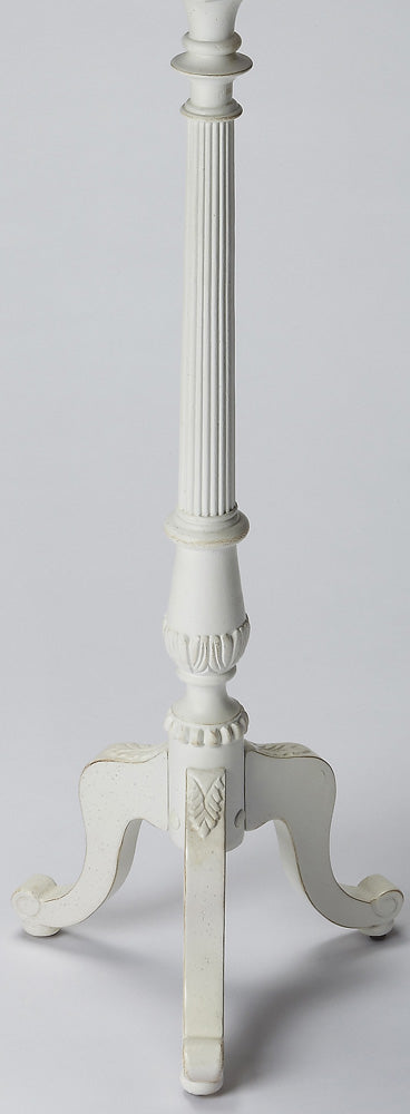 Butler Specialty Company - Chatsworth 36.5 in. H x 13.75 in. W Round Wood Pedestal Plant Stand, White - 1931222