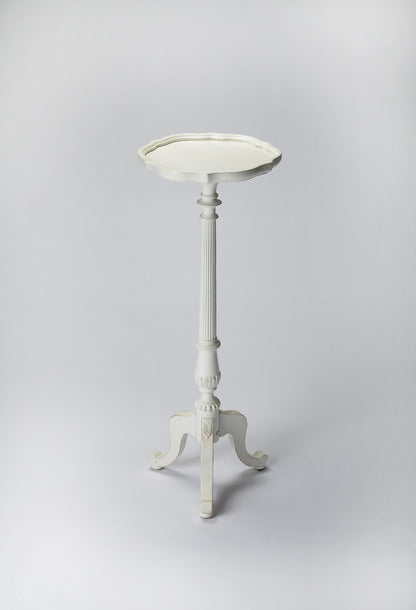 Butler Specialty Company - Chatsworth 36.5 in. H x 13.75 in. W Round Wood Pedestal Plant Stand, White - 1931222