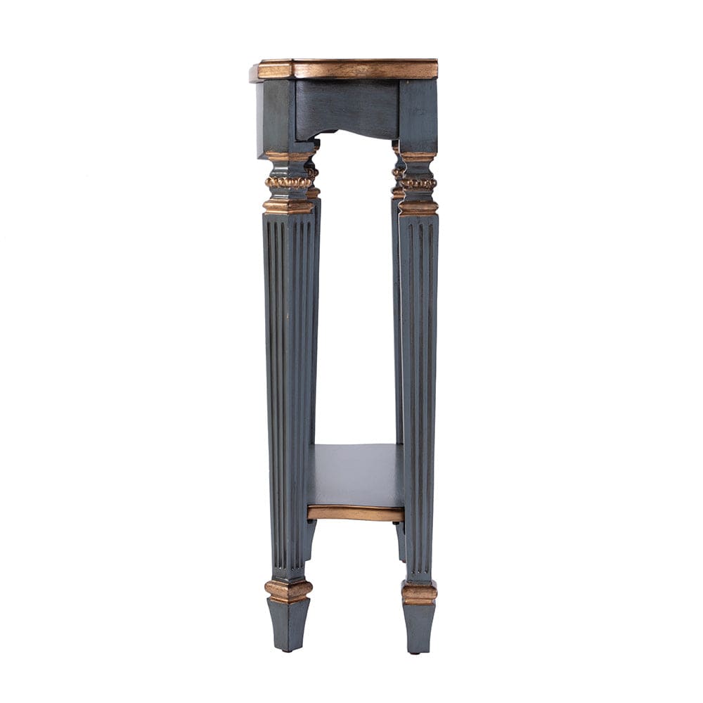 Butler Specialty Company - Cheshire 22 in. W Rectangular Wood Ballerina Console Table w Open Shelf, Pastel Blue - 3020483 View 3