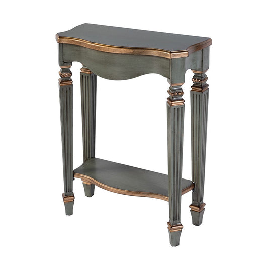 Butler Specialty Company - Cheshire 22 in. W Rectangular Wood Ballerina Console Table w Open Shelf, Pastel Green - 3020482 View 1