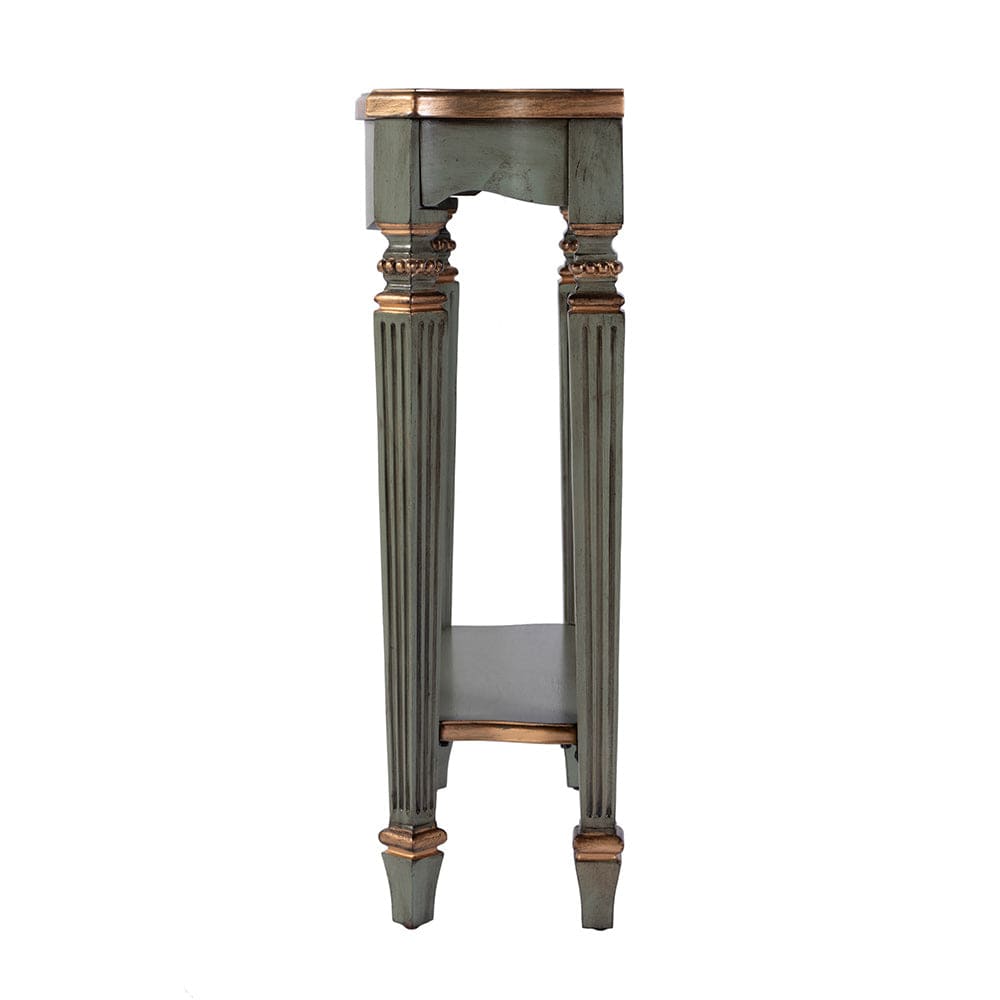 Butler Specialty Company - Cheshire 22 in. W Rectangular Wood Ballerina Console Table w Open Shelf, Pastel Green - 3020482 View 3