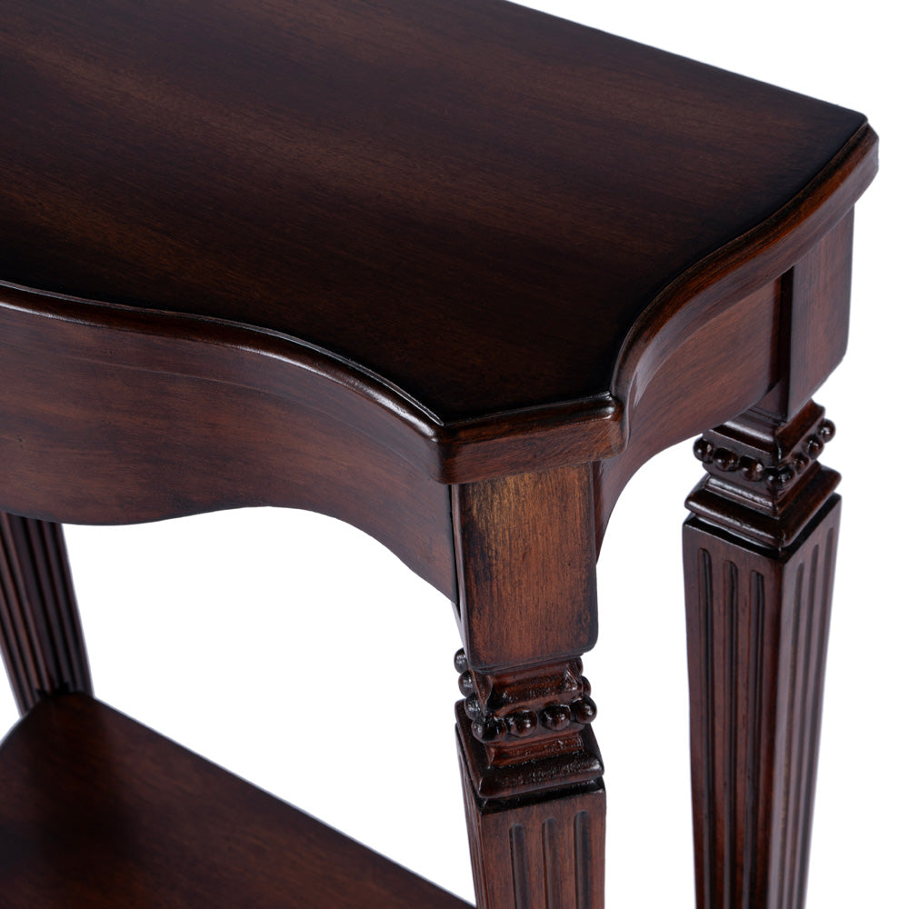 Butler Specialty Company - Heritage - Cheshire 22 in. W Rectangular Wood Ballerina Console Table, Dark Brown - 3020024