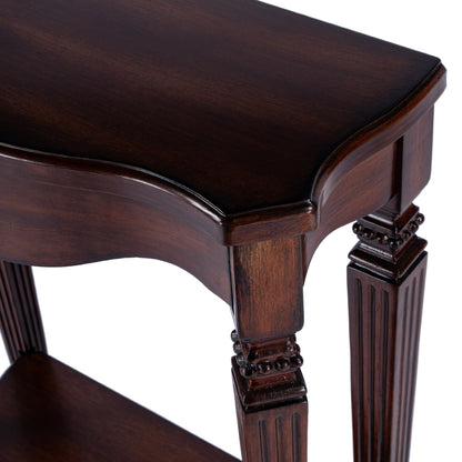 Butler Specialty Company - Heritage - Cheshire 22 in. W Rectangular Wood Ballerina Console Table, Dark Brown - 3020024