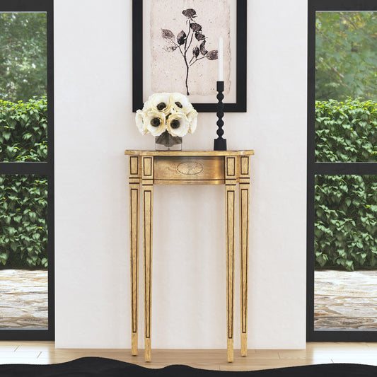 Butler Specialty Company - Chester 20 in. W Demilune Wood Console Table, Beige - 3756424