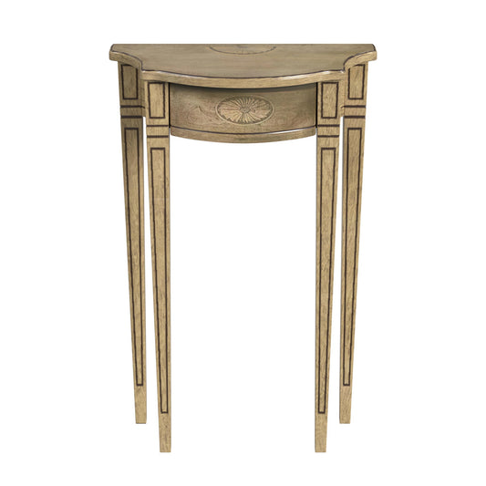 Butler Specialty Company - Chester 20 in. W Demilune Wood Console Table, Beige - 3756424