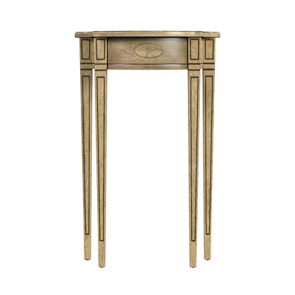 Butler Specialty Company - Chester 20 in. W Demilune Wood Console Table, Beige - 3756424